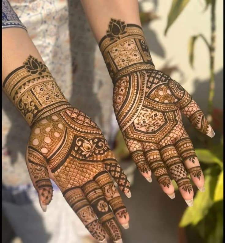 Mandala back hand mehandi, Hazaribagh